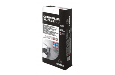 cermiplus xl flex gris 25kg